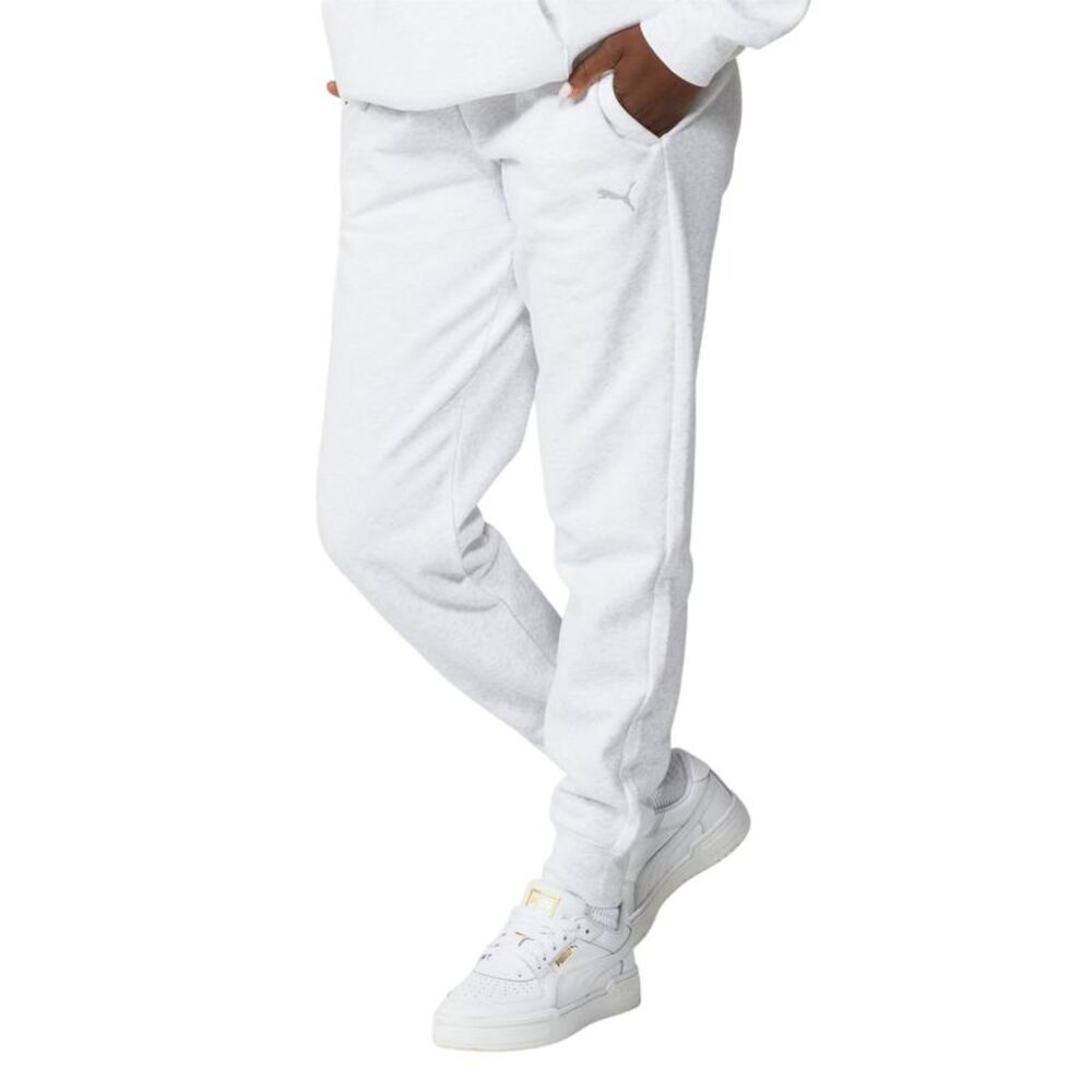 Puma Womens/Ladies Essential Sweatpants / Ice Grey Marl